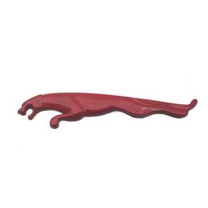 Red Classic Jaguar XE XF XJ Metal Emblem Sticker Leopard Logo Trunk Hood Dec…